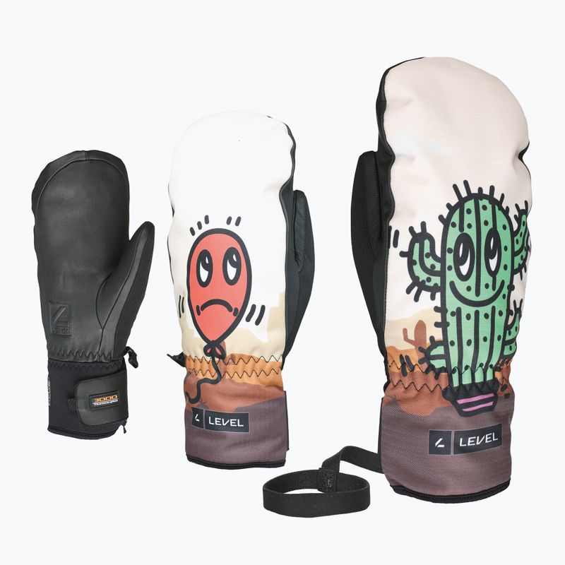Рукавички лижні дитячі Level Vertigo Mitt Teen beige