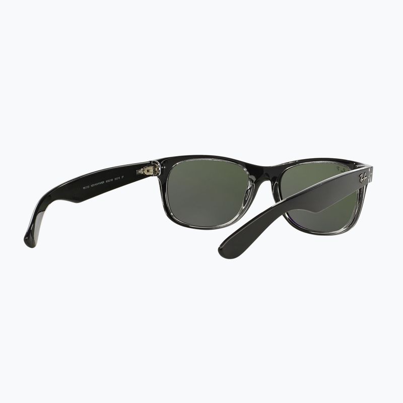 Окуляри сонцезахисні Ray-Ban New Wayfarer Classic matte black transparent/green g-15 6