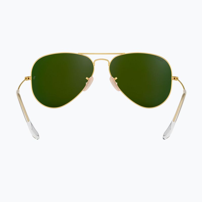 Сонцезахисні окуляри Ray-Ban Aviator Classic matt gold/blue polarized 5