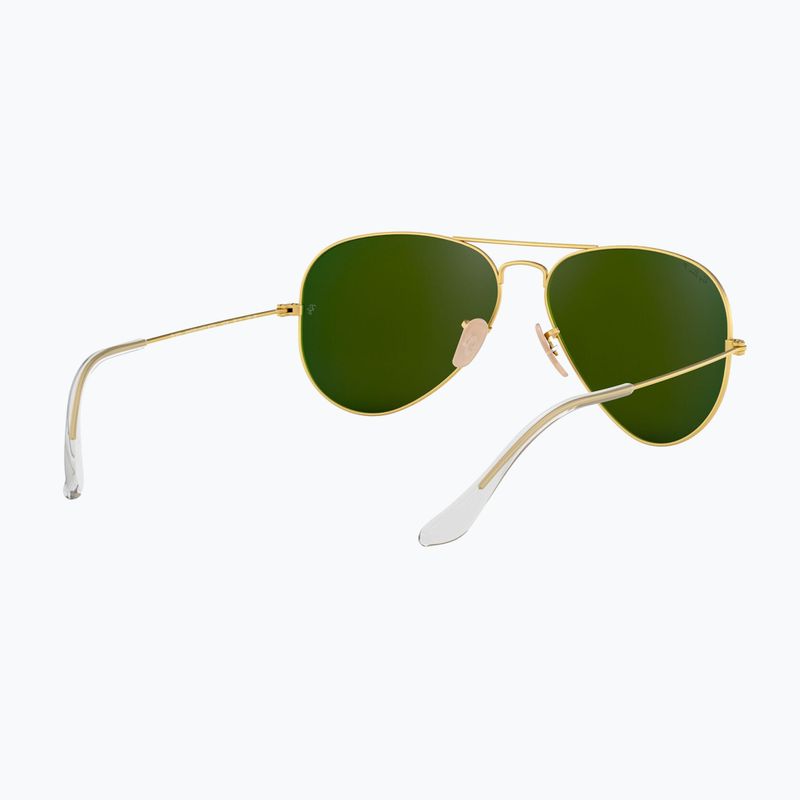 Сонцезахисні окуляри Ray-Ban Aviator Classic matt gold/blue polarized 6