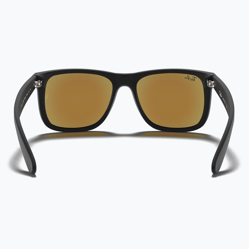 Окуляри сонцезахисні Ray-Ban Justin Classic matt black gum/blue mirror 5