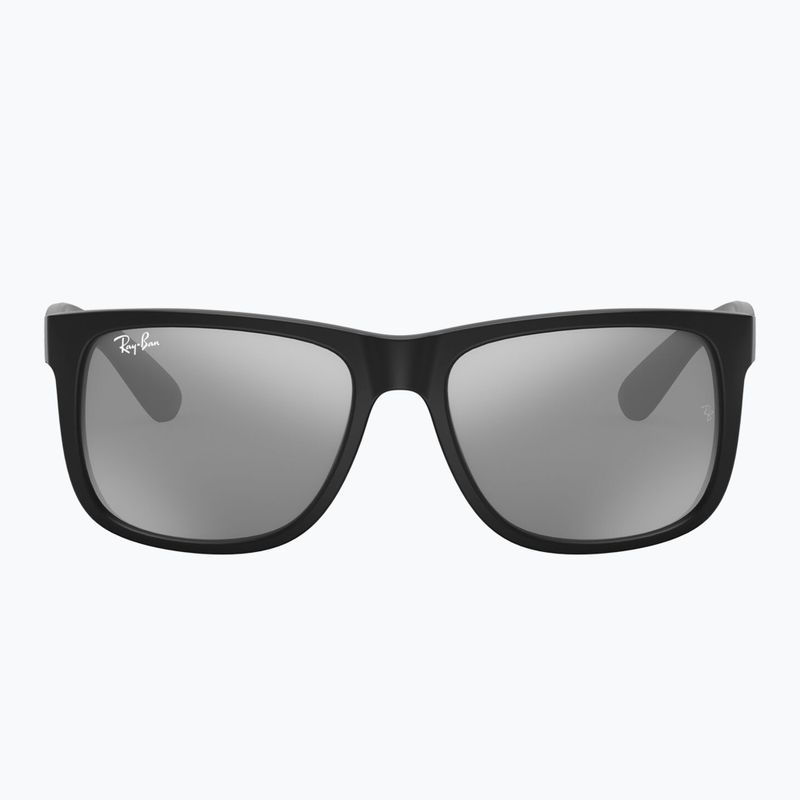 Окуляри сонцезахисні Ray-Ban Justin Classic matt black/silver grey mirror 2