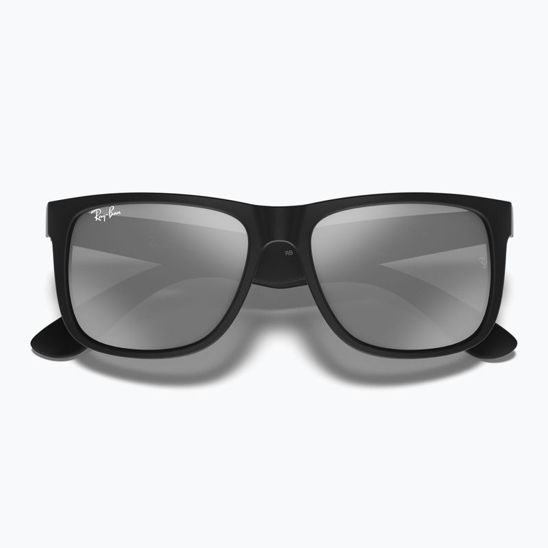 Окуляри сонцезахисні Ray-Ban Justin Classic matt black/silver grey mirror 3