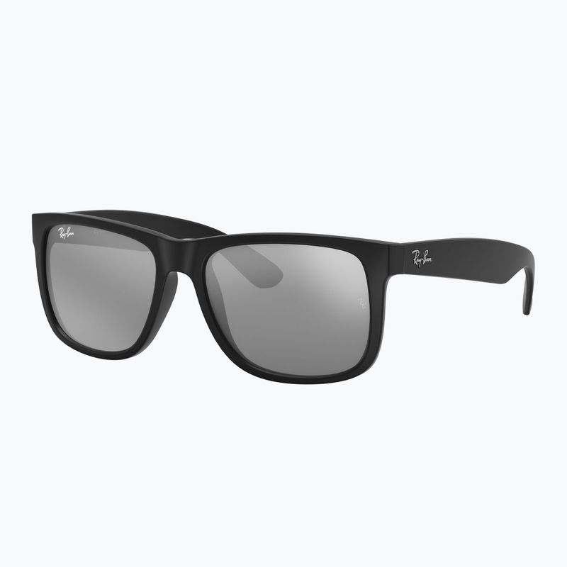 Окуляри сонцезахисні Ray-Ban Justin Classic matt black/silver grey mirror 4
