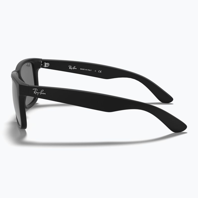 Окуляри сонцезахисні Ray-Ban Justin Classic matt black/silver grey mirror 7