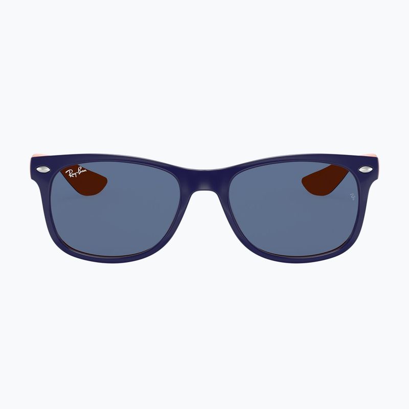 Окуляри сонцезахисні дитячі Ray-Ban New Wayfarer matte black/blue 2