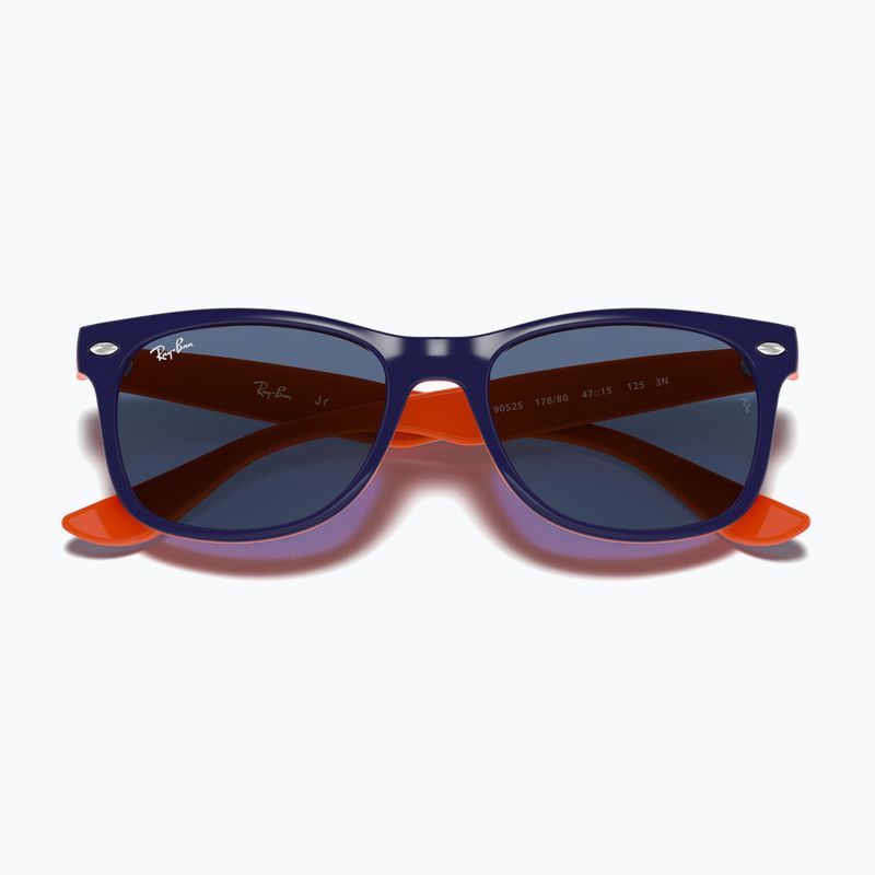 Окуляри сонцезахисні дитячі Ray-Ban New Wayfarer matte black/blue 3