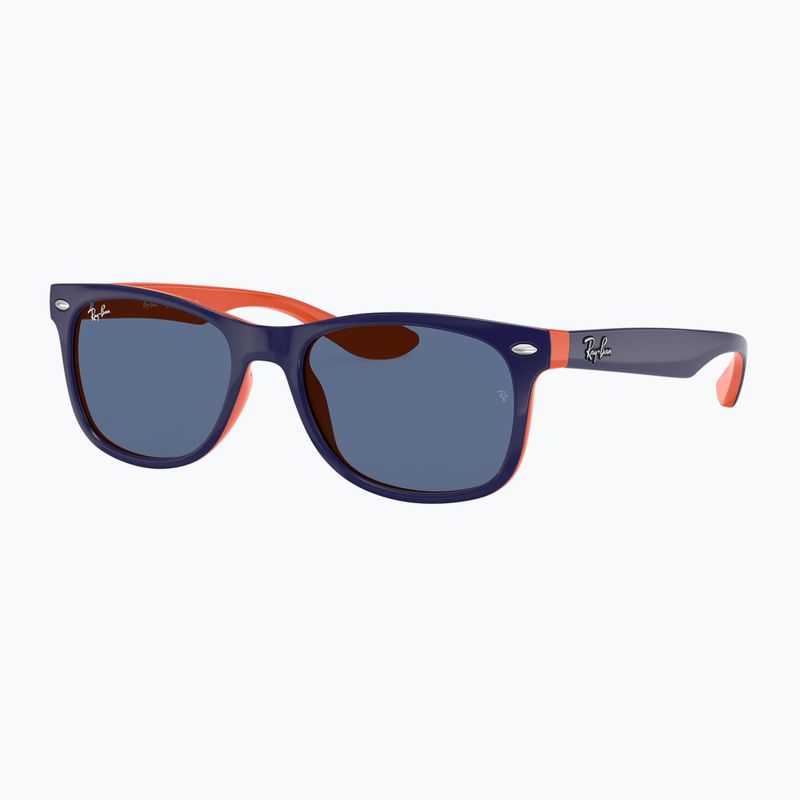 Окуляри сонцезахисні дитячі Ray-Ban New Wayfarer matte black/blue 4