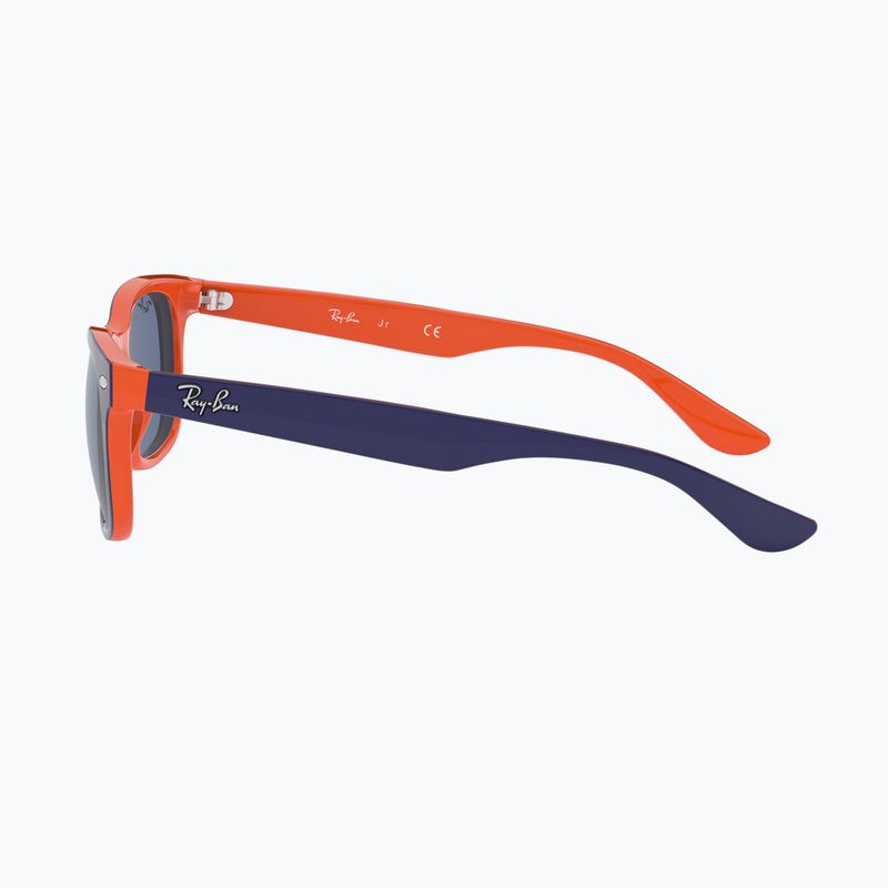 Окуляри сонцезахисні дитячі Ray-Ban New Wayfarer matte black/blue 7