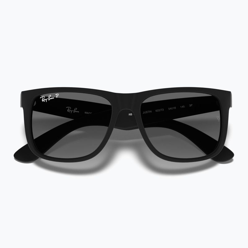 Окуляри сонцезахисні Ray-Ban Justin Classic matt black gum/dark grey 3