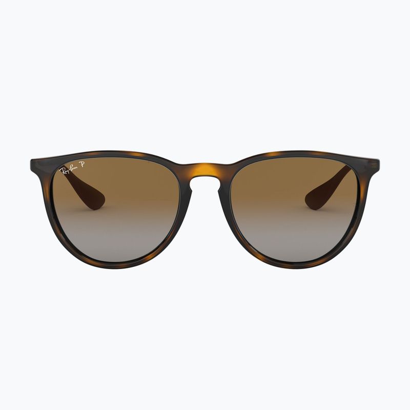 Окуляри сонцезахисні Ray-Ban Erika Classic light havana/brown polarized 2