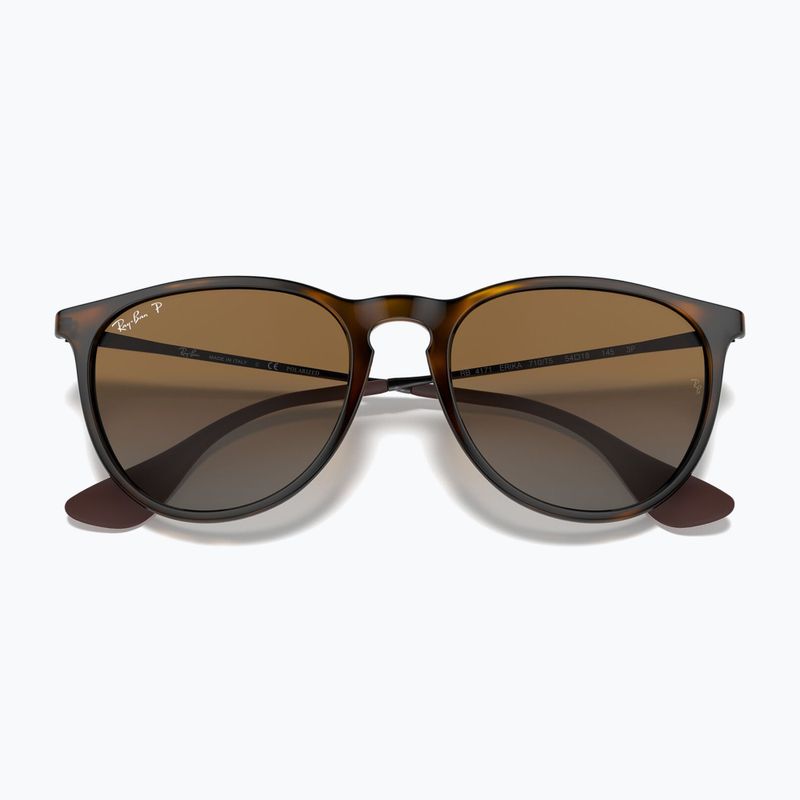 Окуляри сонцезахисні Ray-Ban Erika Classic light havana/brown polarized 3