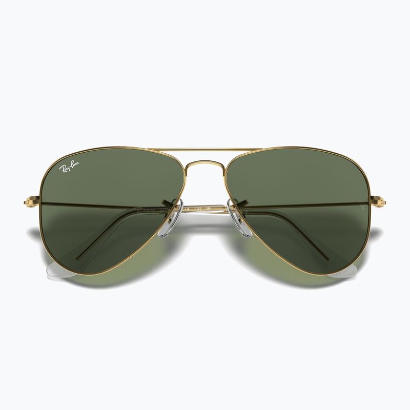 Окуляри сонцезахисні дитячі Ray-Ban Aviator arista gold/dark green 3