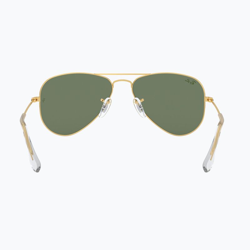 Окуляри сонцезахисні дитячі Ray-Ban Aviator arista gold/dark green 5