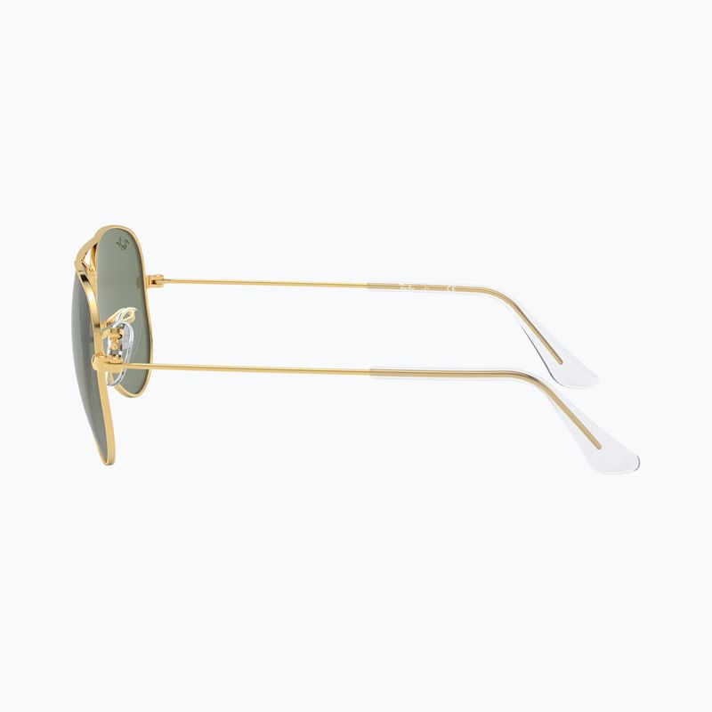Окуляри сонцезахисні дитячі Ray-Ban Aviator arista gold/dark green 7