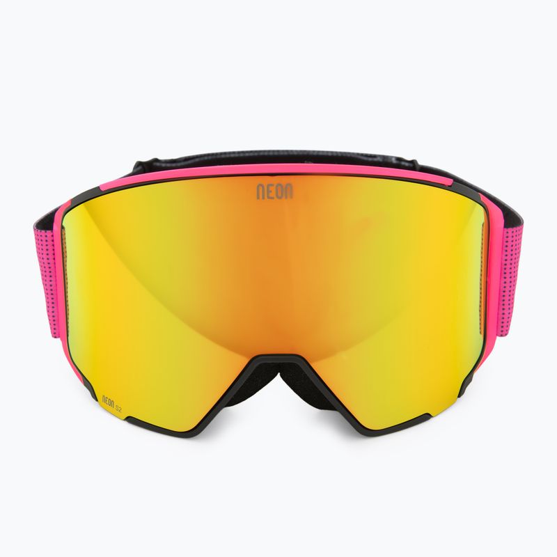 Лижні окуляри Neon Ice black/pink/mirror red/amber 3