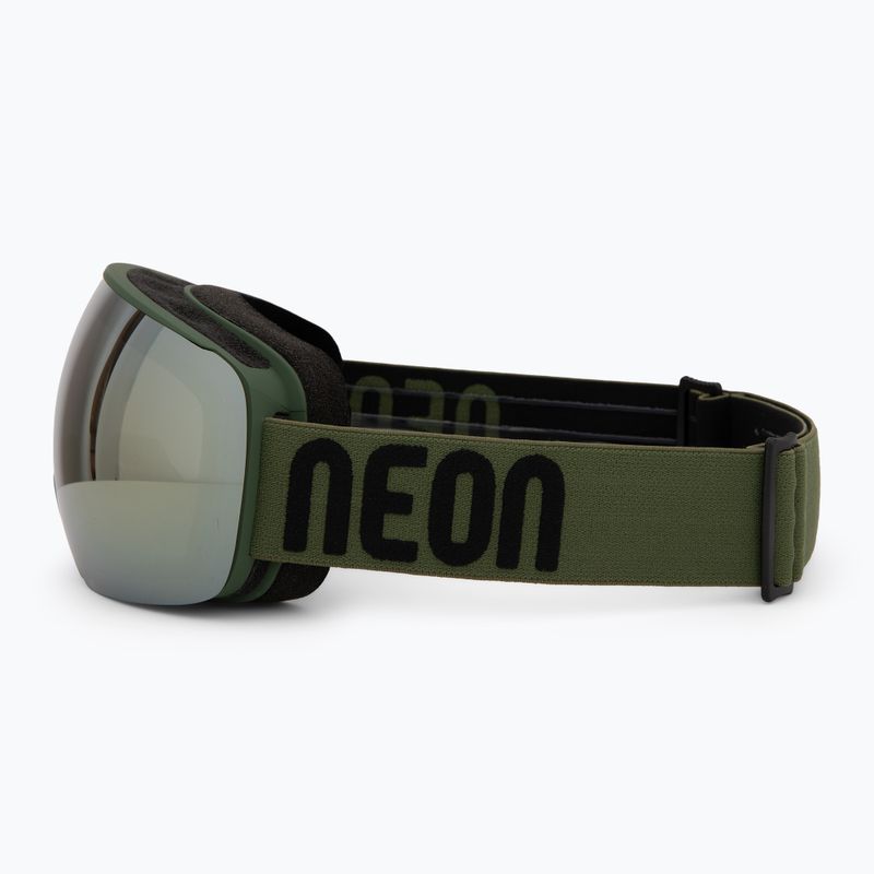 Окуляри гірськолижні Neon Beam army green/mirror bronze 4