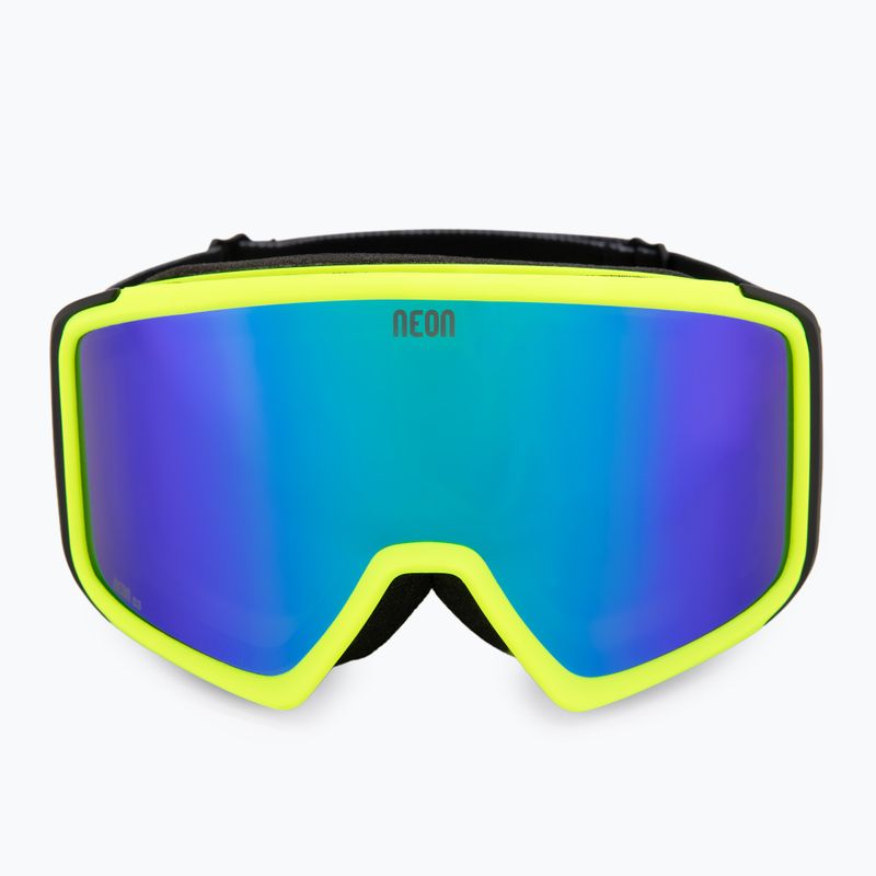 Окуляри гірськолижні Neon Eclipse yellow/mirror green 2