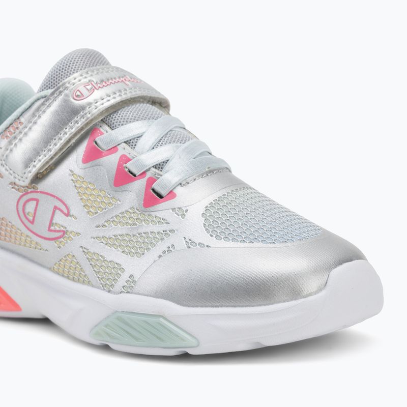 Взуття дитяче Champion Wave Tri G PS Low Cut silver/blue burgundy/imperial light blue 7