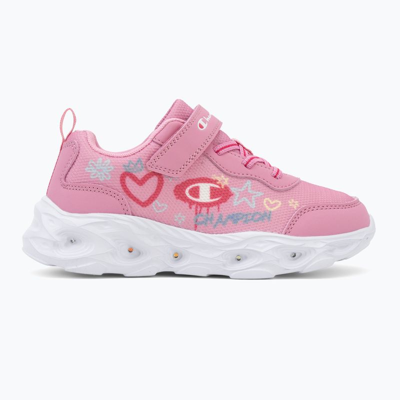 Взуття дитяче Champion Funfair Print G PS Low Cut blue burgundy/flash/fluorescent pink 2