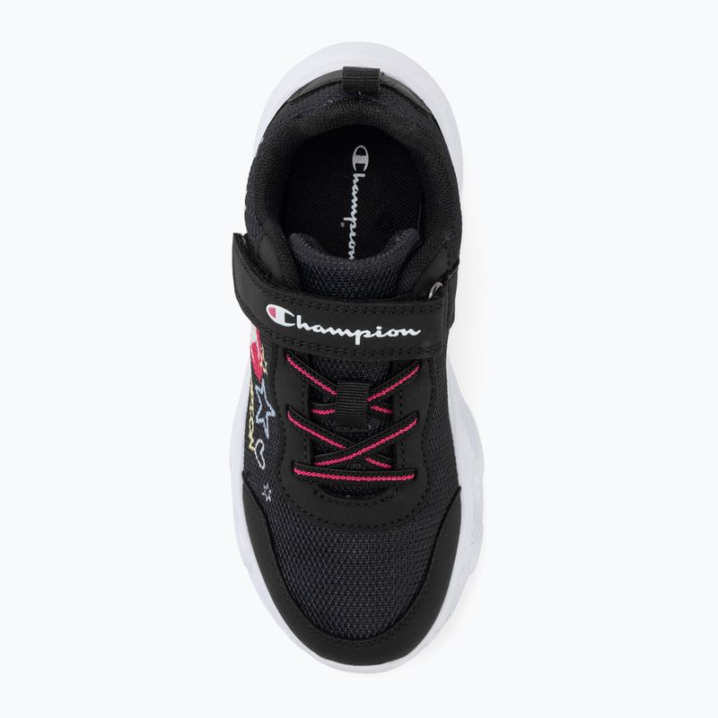 Взуття дитяче Champion Funfair Print G PS Low Cut new black/fluorescent pink/imperial light blue 5