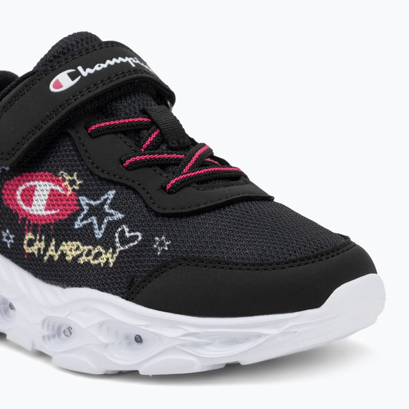 Взуття дитяче Champion Funfair Print G PS Low Cut new black/fluorescent pink/imperial light blue 7