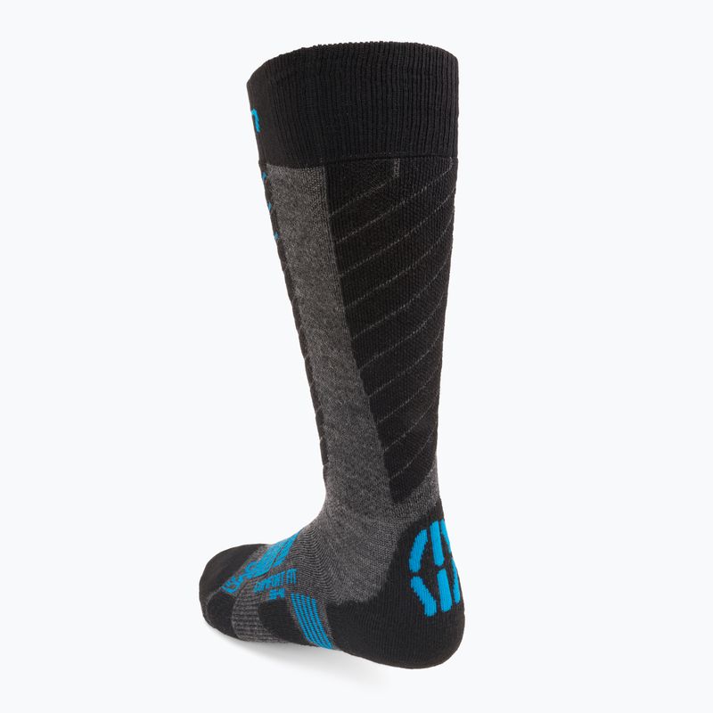 Шкарпетки лижні  чоловічі UYN Ski Comfort Fit сірі S100043 2