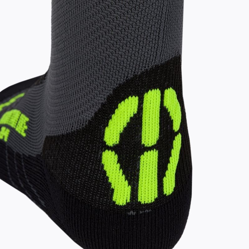 Велошкарпетки чоловічі UYN MTB anthracite/yellow fluo 4