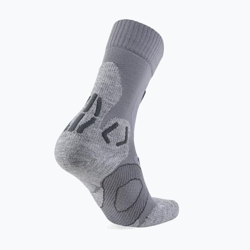 Шкарпетки жіночі UYN Trekking Cool Merino light grey melange/pea 2