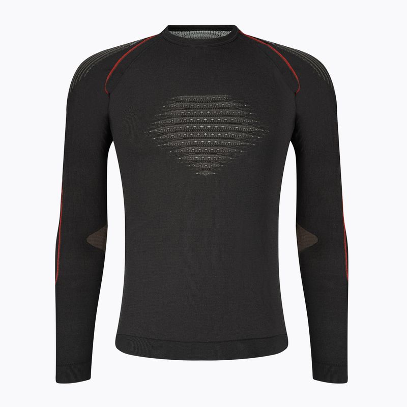 Чоловіча термоактивна кофта UYN Evolutyon Comfort UW Shirt charcoal/white/red