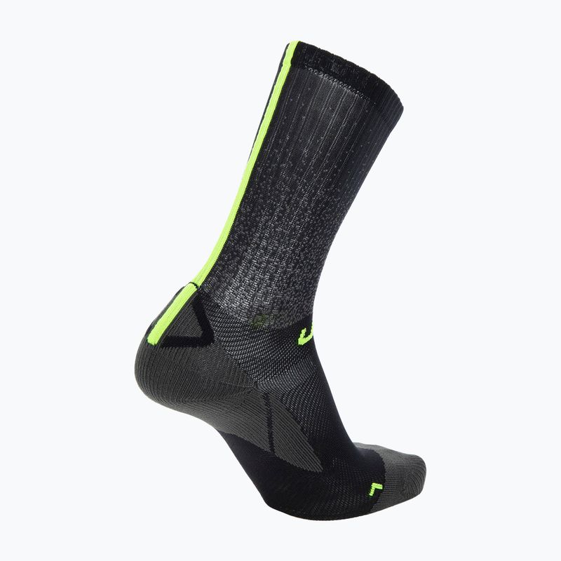 Велошкарпетки чоловічі UYN Aero black/lime 2