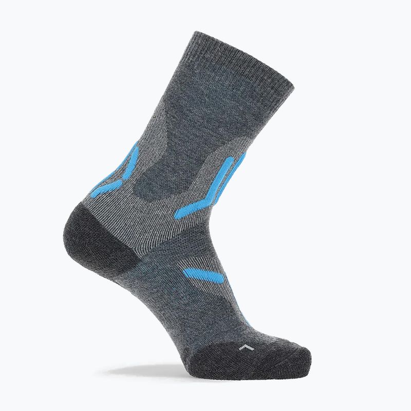 Шкарпетки жіночі Uyn Trekking 2IN Merino Mid mid grey/turquoise 2
