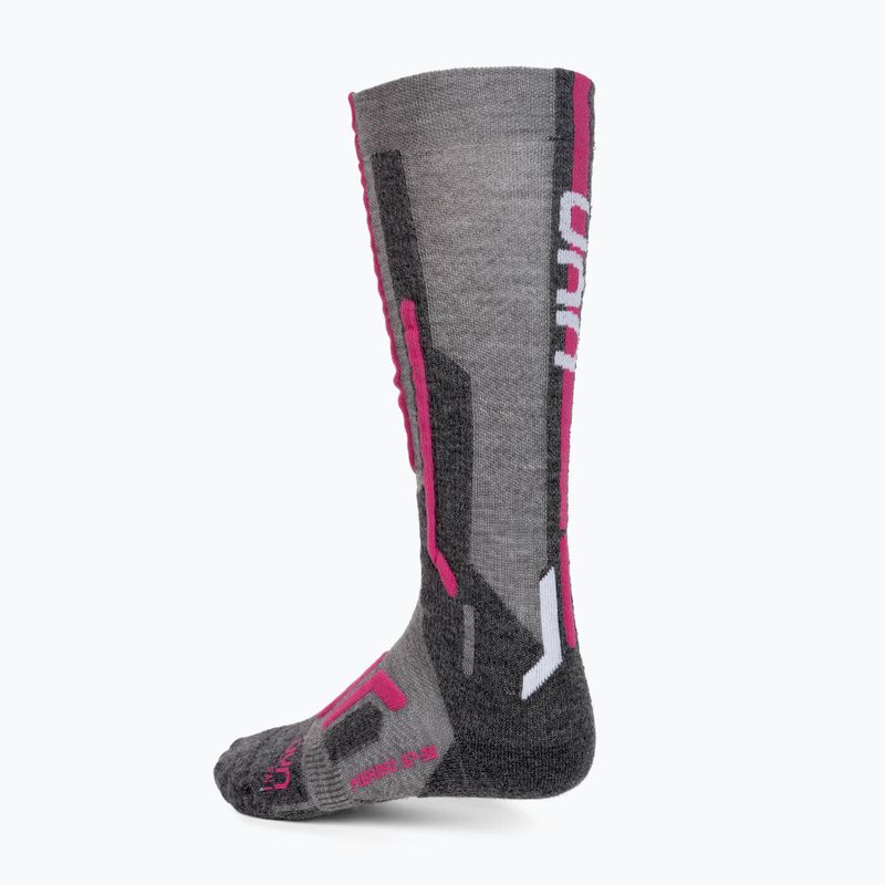 Шкарпетки лижні  жіночі  UYN Ski Merino сірі S100248 3