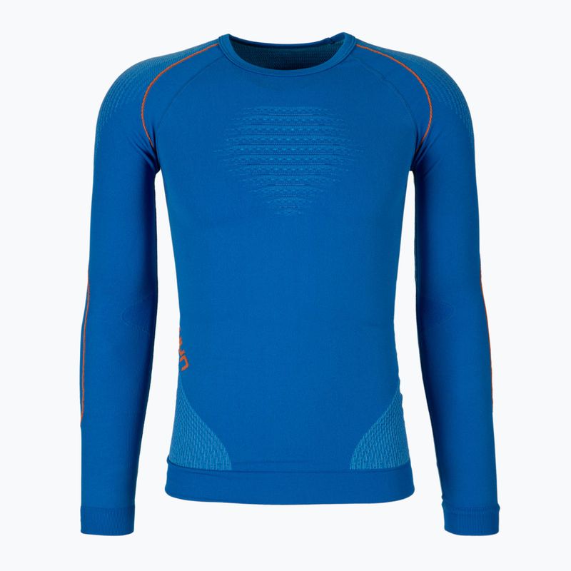 Чоловіча термоактивна кофта UYN Evolutyon UW Shirt blue/blue/orange shiny