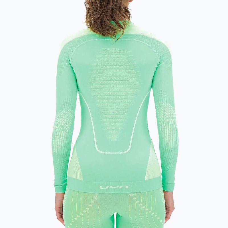 Жіноча термоактивна кофта UYN Evolutyon UW Shirt light green/white/white 3