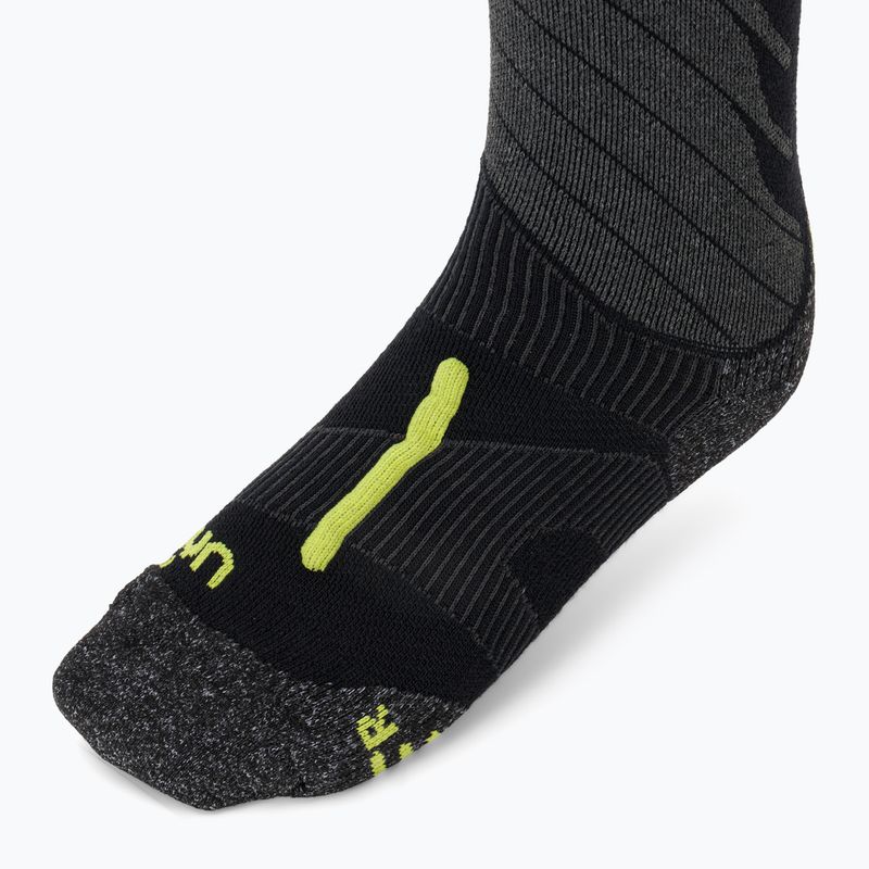 Шкарпетки гірськолижні чоловічі UYN Ski One Merino black/lime 3