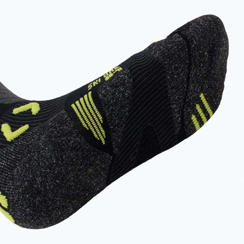Шкарпетки гірськолижні чоловічі UYN Ski One Merino black/lime 5