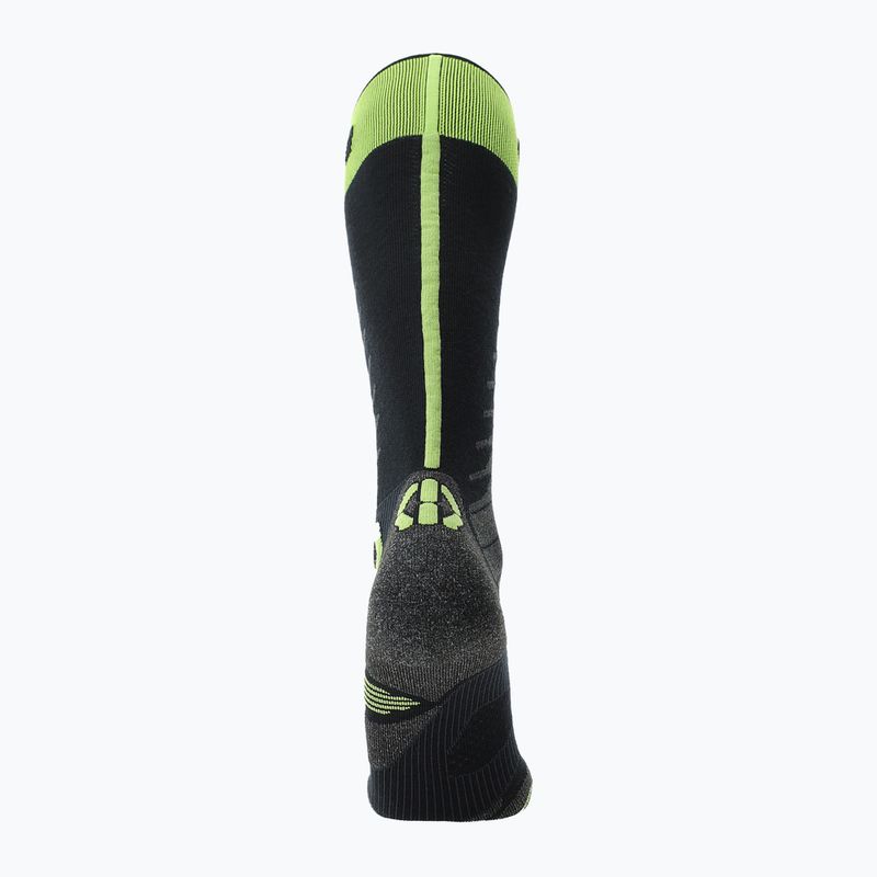 Шкарпетки гірськолижні чоловічі UYN Ski One Merino black/lime 4