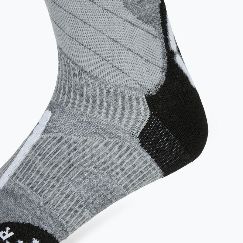 Шкарпетки гірськолижні чоловічі UYN Ski One Merino grey melange/white 3