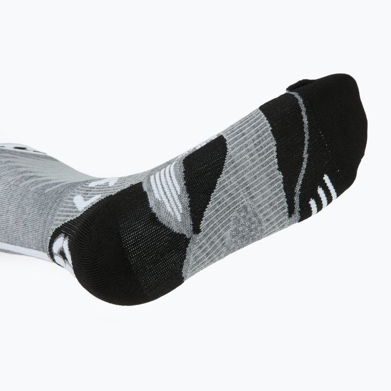 Шкарпетки гірськолижні чоловічі UYN Ski One Merino grey melange/white 5