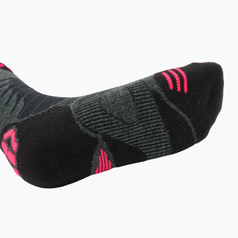 Шкарпетки гірськолижні чоловічі UYN Ski One Merino anthracite/pink 5