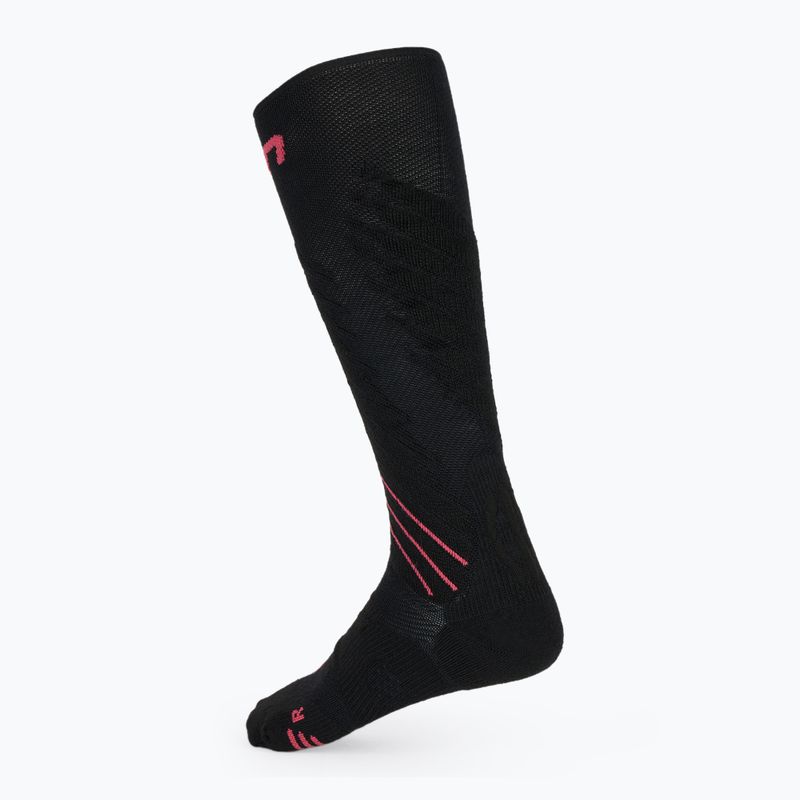Шкарпетки гірськолижні чоловічі UYN Ski One Comfort Fit black/pink 2