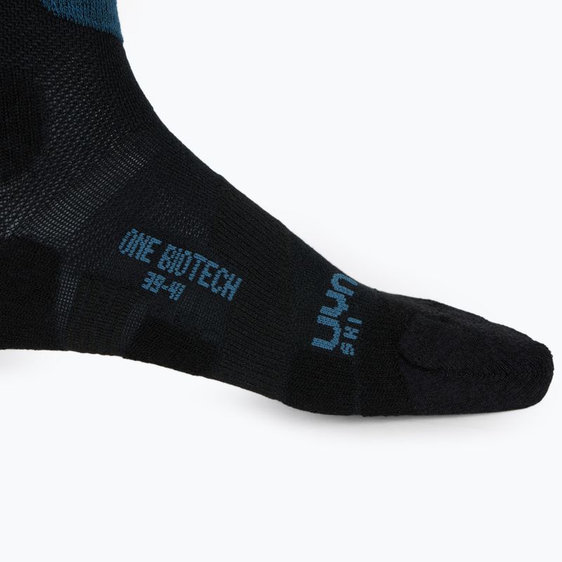 Чоловічі лижні шкарпетки UYN Ski One Biotech black/blue 4