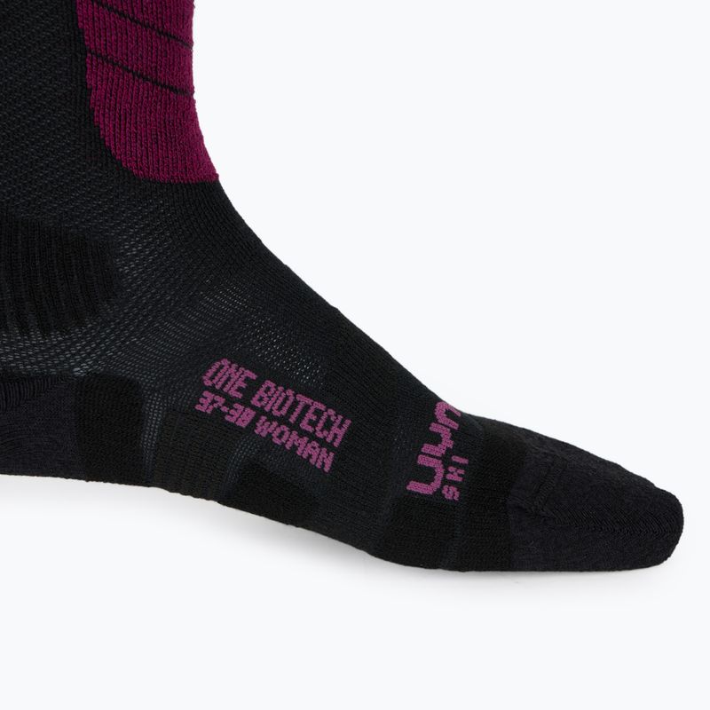 Шкарпетки гірськолижні жіночі UYN Ski One Biotech black/purple 4