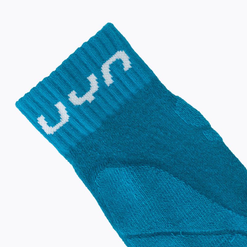 Шкарпетки гірськолижні дитячі UYN Junior Ski turquoise 4