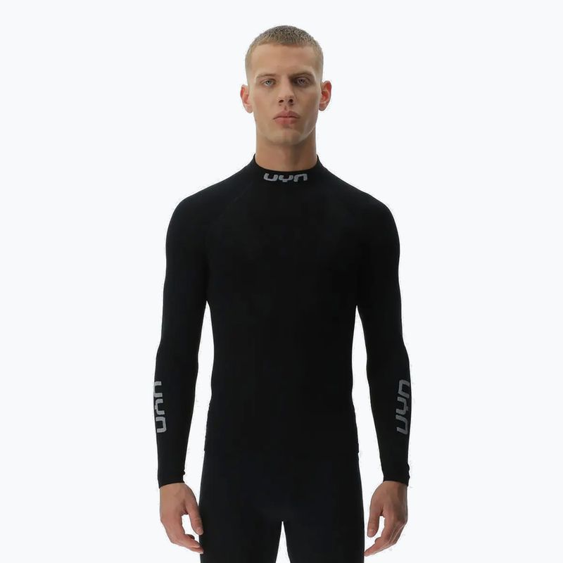 Чоловіча термоактивна кофта UYN Elevatyon Biomorph LS Turtle Neck black