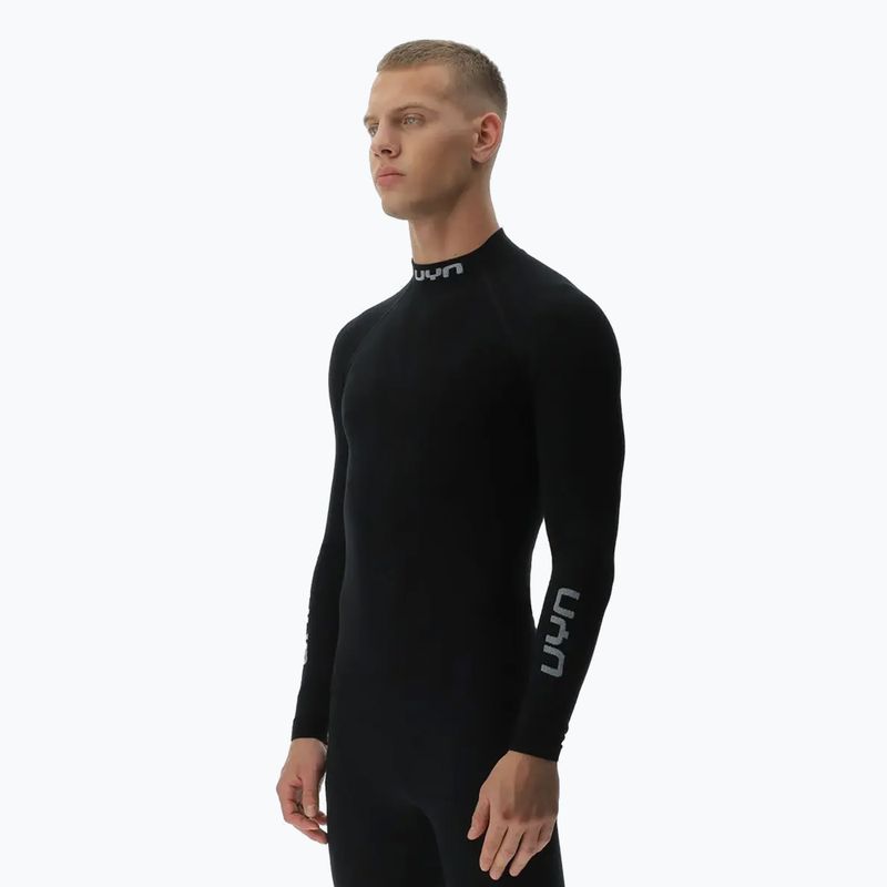 Чоловіча термоактивна кофта UYN Elevatyon Biomorph LS Turtle Neck black 4