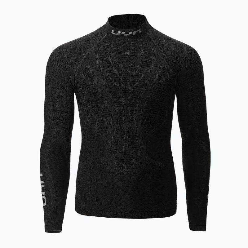 Чоловіча термоактивна кофта UYN Elevatyon Biomorph LS Turtle Neck black 7