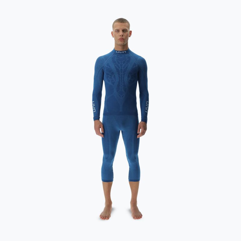 Чоловіча термоактивна кофта UYN Elevatyon Biomorph Turtle Neck blue atoll 2