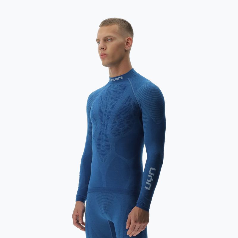 Чоловіча термоактивна кофта UYN Elevatyon Biomorph Turtle Neck blue atoll 4